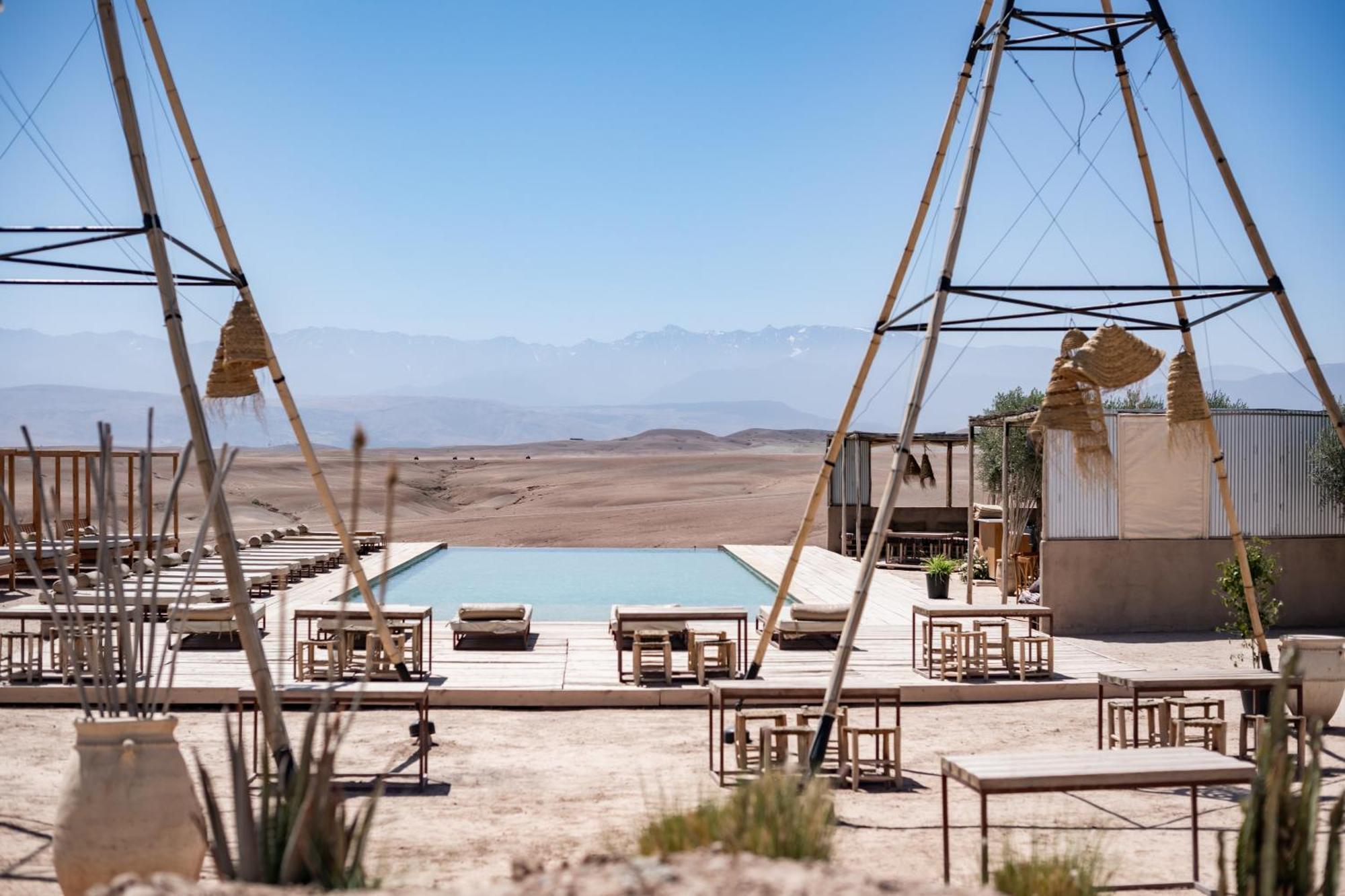 Les Terrasses D'Agafay Hotell El Karia Exteriör bild